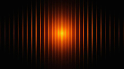 Vertical Glow: Abstract Orange-Black Gradient Lines, abstract gradient, vertical lines, orange black artwork, minimalist background, glowing symmetry, digital art, soundwave pattern, modern design,
