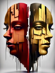 split personality, an abstract concept