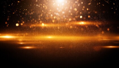 A Dynamic Dark Texture Background With Film Grain And Strong Warm Yellow Orange Light Flares Streaks Creates A Moody Energetic And Cinematic Lighting Effect