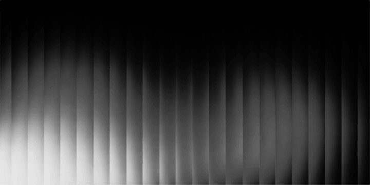 Abstract black and white vector background featuring a dark metallic texture with shiny silver stripes and a gray gradient line pattern for a modern wallpaper design