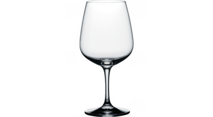 Empty Champagne Glass drink isolated on a transparent background