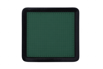 Green and black leather card holder green card holder isolated on a transparent background