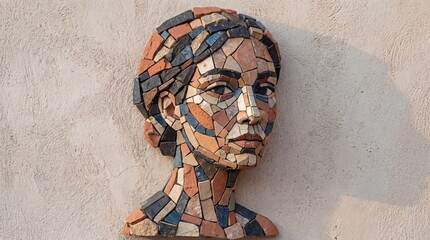 Traditional rural lifestyle with old mud house and green fields in Punjab Pakistan