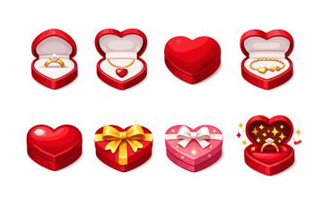 Heart-shaped Gift Boxes Set for Romantic Occasions