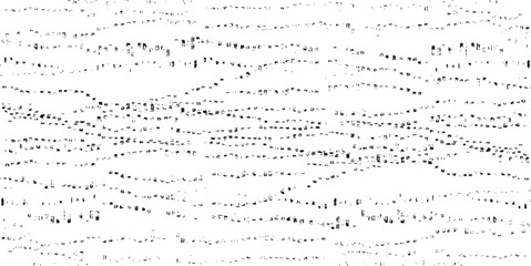 Fototapeta premium Grid spotted pattern. Abstract grunge halftone lined texture. Distressed uneven grunge background. Abstract vector illustration. Overlay to create interesting effect and depth. Isolated on white. 