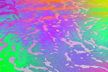 Neon Purple and Pink Water Surface Abstract Texture