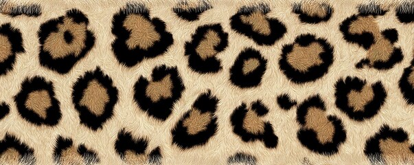 Leopard print seamless pattern for fashion, design, and luxury branding textures