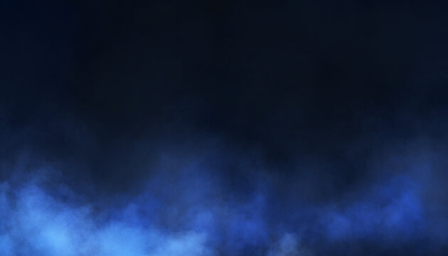 reflection of neon lights, a searchlight, smoke. Abstract light in a dark empty street with smoke, smog. Dark background scene of empty street, night view, night city.