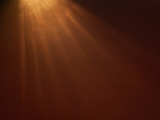 Paper abstraction. Shadows and highlights on brown cardboard