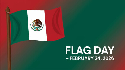 Mexican Flag Day celebration on February 24, 2026 with national pride