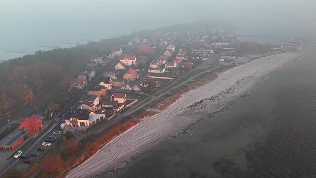 Hel Peninsula, Kuźnica, Poland. 35-km-long sandbar peninsula in northern Poland.