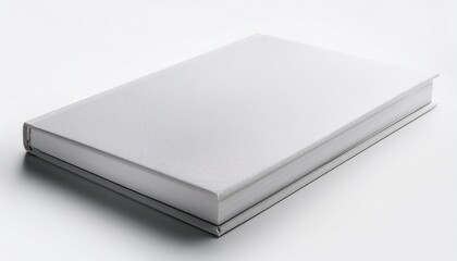 Fototapeta premium Blank 6X9 Inch Hardcover Thick Book Realistic Clay Mockup Template Isolated