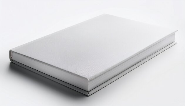 Blank 6X9 Inch Hardcover Thick Book Realistic Clay Mockup Template Isolated
