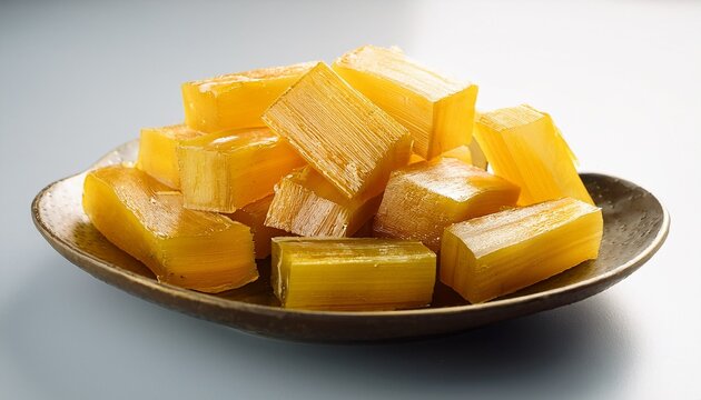 Tape Singkong Fermented Cassava Pieces With Golden