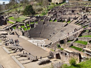 roman amphitheatre in Lyon