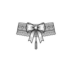 Roaring twenties garter engraving.