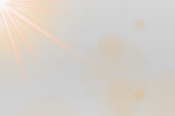 Golden dawn sunbeam shine sparkle glare effect PNG.