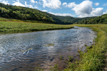 Alte Aseler Br&uuml;cke am Edersee bei Niedrigwasser