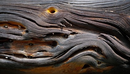 Part Of A Deteriorated Wood Shag