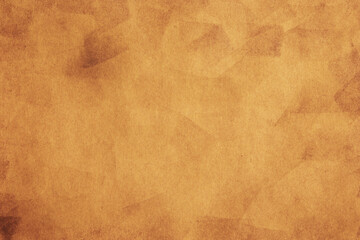 Old brown kraft paper with dirty grunge stains