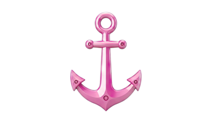 Pink Anchor Icon