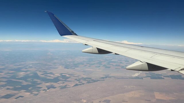 The San Joaquin Valle is the southern half of California's Central Valley. The photo were taken on a flight from San Jose to Los Angeles.