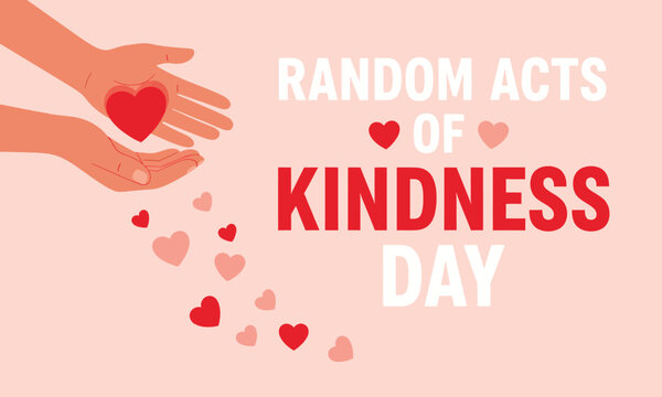 Random acts of kindness day illustration