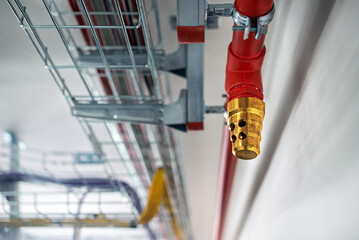 Clean agent fire suppression system used in data centers, backup battery rooms, electrical rooms (under 400 volts), sub-floors or tape storage libraries.