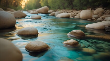 stream in the forest