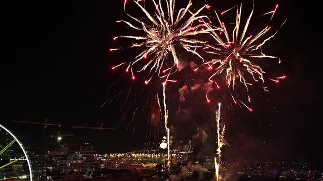 Fuegos Artificiales a&ntilde;o nuevo Miami