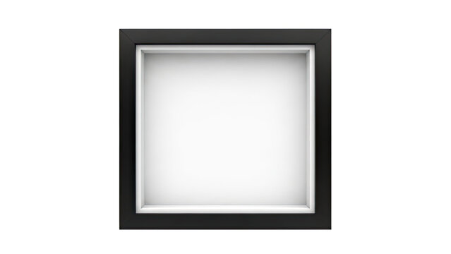 Empty Black Shadow Box Frame