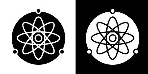 Atom  Icon Set White Style Collection