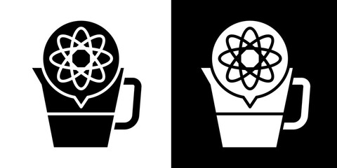 Colloid  Icon Set White Style Collection