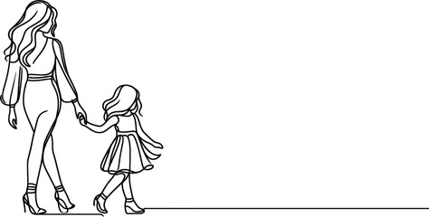 Artistic fashion illustration of a beauty lady in a dress with shopping bags featuring a sketch style vector drawing of a girl silhouette