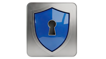 Shield with Keyhole Icon