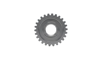Single Gear Cogwheel with Serrated Inner Hole
