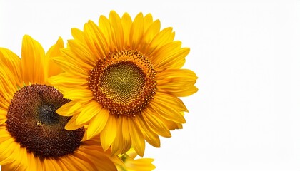 Beautiful Sunflower Isolated On Transparent Background
