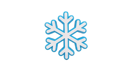 Stylized Snowflake Icon