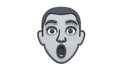 Surprised Emoji Face