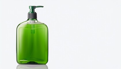 Isolated Green Dish Soap Bottle Liquid Detergent Dispenser For Hygiene And Cleanliness Needs
