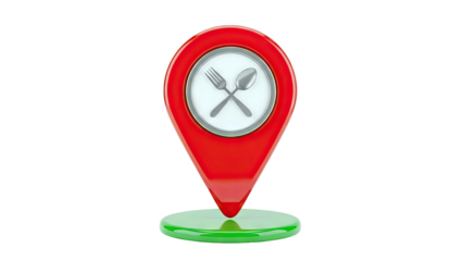 Restaurant Location Pin Icon