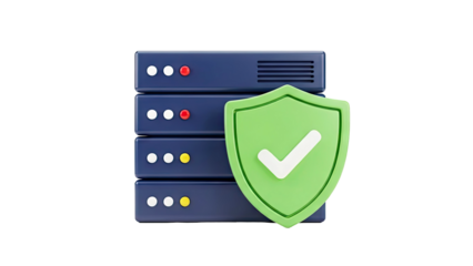 Server Security and Data Protection Icon