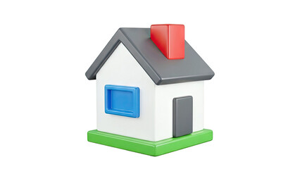 Stylized 3D House Icon