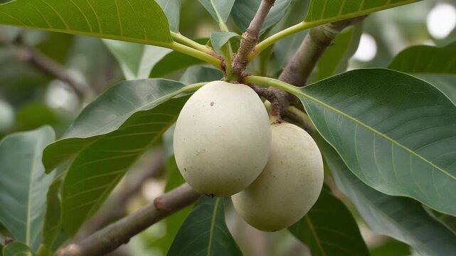 White Sapote fresh and inviting close-up scene highlighting natural texture and vivid color