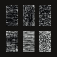 Collection of some pen or pencil grunge background