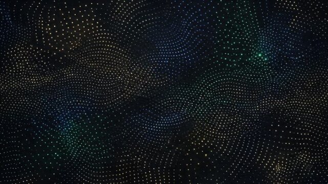 高級感のある未来的ドット背景ループ動画