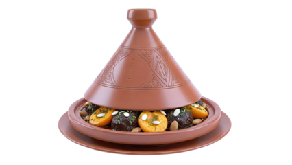 Moroccan Tagine with Apricots and Meatballs