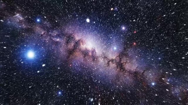 Stunning view of a vibrant galaxy in deep space