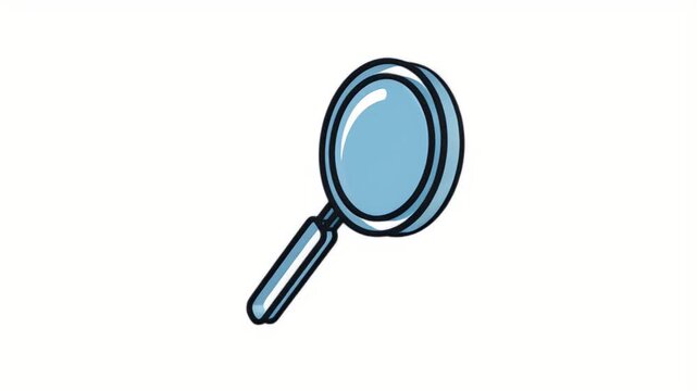 Magnifying Glass Tool Exploring Research Discovery Investigation