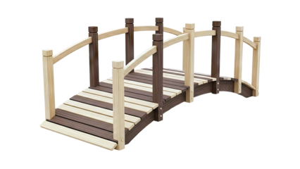 Wooden Garden Arch Bridge